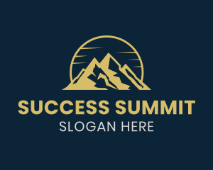 Gold Mountain Summit logo design