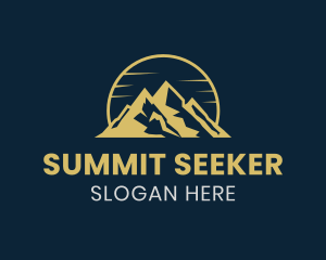 Gold Mountain Summit logo design