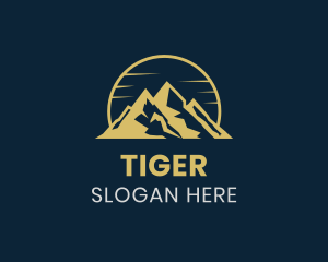 Traveler - Gold Mountain Summit logo design