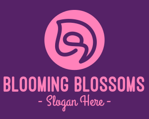 Blooming - Swirly Flower Bud logo design