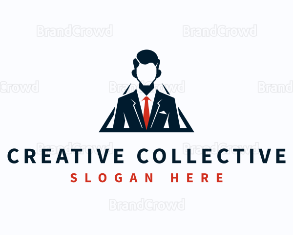 Professional Male Businessman Logo