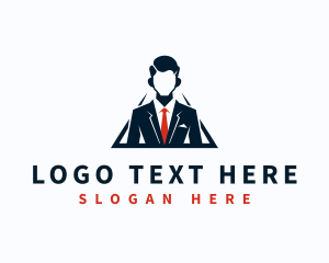 Headshot - Professional Male Businessman logo design