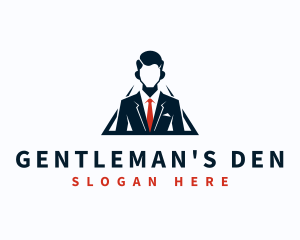 Professional Male Businessman Logo