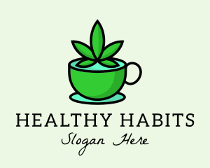 Healthy Herbal Tea  logo design