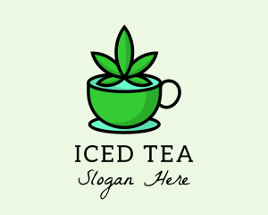 Healthy Herbal Tea  logo design