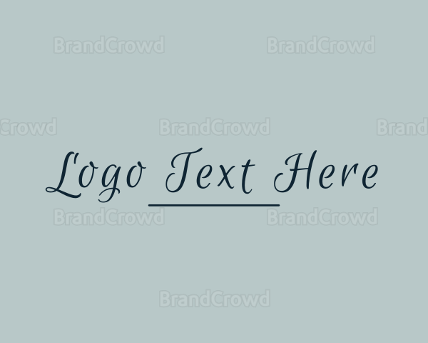 Elegant Luxury Wordmark Logo