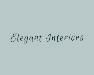 Elegant Luxury Wordmark   logo design