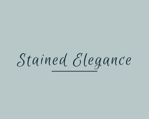 Elegant Luxury Wordmark   logo design