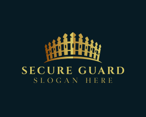 Fence - Luxury Fence Crown logo design