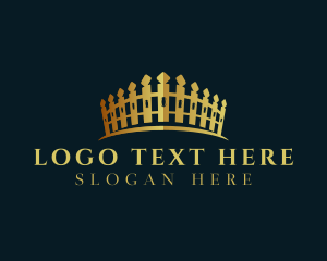 Luxury Fence Crown Logo