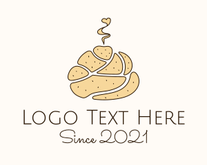 Baguette - Fresh Bread Dough logo design