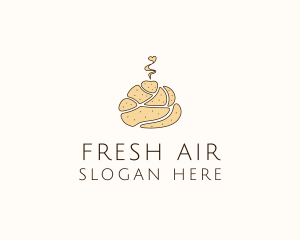 Fresh Bread Dough logo design