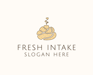 Fresh Bread Dough logo design