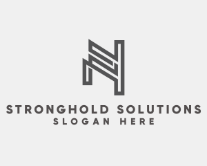 Firm - Professional Firm Monoline Letter N logo design