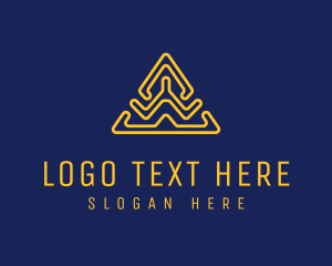 Brand - Digital Technology Triangle logo design