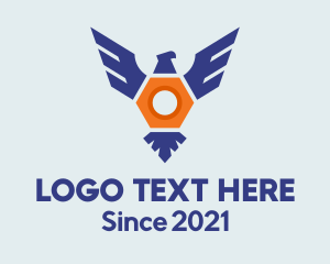 Tools - Eagle Nut & Bolt logo design