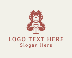 Wine Bear Sommelier Logo