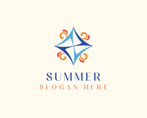 Summer Resort Vacation logo design