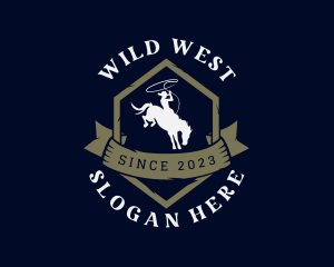 Cowboy Horse Rodeo logo design