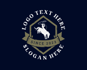 Texas - Cowboy Horse Rodeo logo design