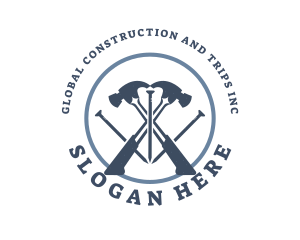 Hammer Carpentry Tools Logo