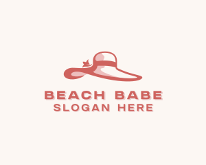 Beach Hat Accessory logo design