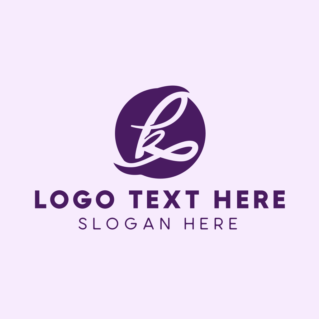 Fancy Purple Letter K Logo | BrandCrowd Logo Maker