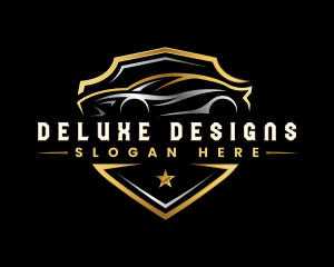 Deluxe - Deluxe Automobile Sedan logo design