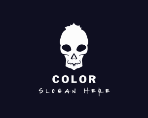 Skull Punk Streetwear Logo