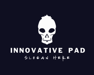 Skull Punk Streetwear Logo