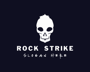 Skull Punk Streetwear logo design