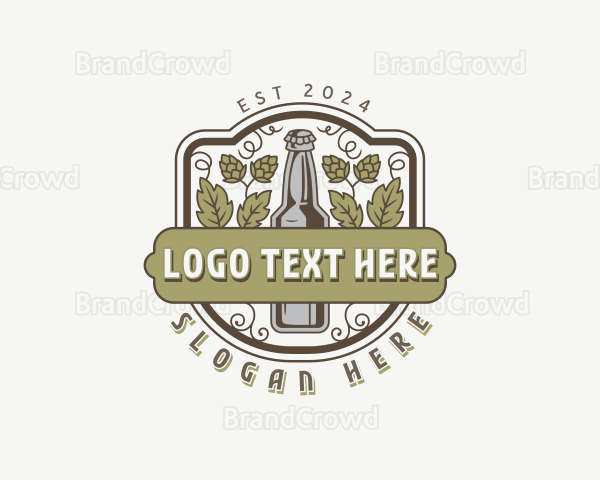 Beer Bottle Pub Logo