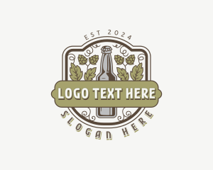 Pub - Beer Bottle Pub logo design
