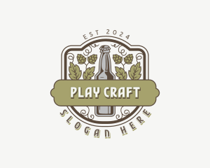 Beer Bottle Pub logo design