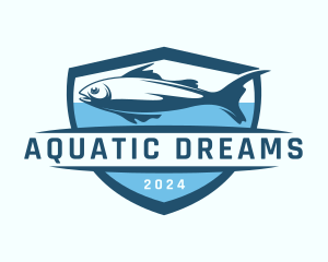 Aquatic Fish Market  logo design