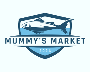 Aquatic Fish Market  logo design