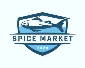 Aquatic Fish Market  logo design