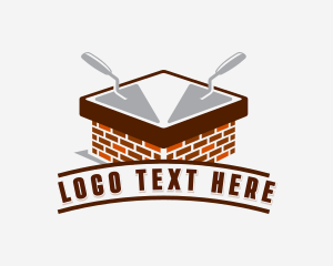 Brick - Handyman Construction Masonry logo design