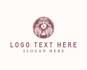Traditional - Female Beauty Goddess logo design
