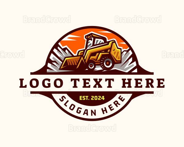 Mountain Mining Excavator Logo