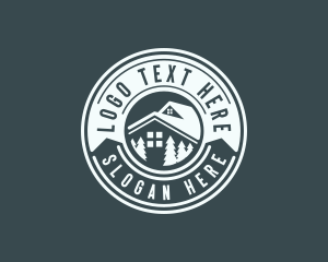 Emblem - Nature Housing Real Estate logo design