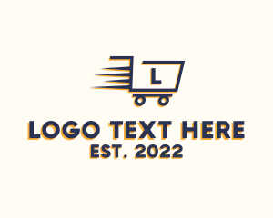 Mini Market - Express Grocery Cart logo design