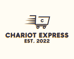 Express Grocery Cart logo design