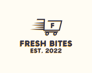 Pushcart - Express Grocery Cart logo design