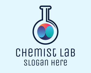 Chemist - Chemist Laboratory Flask logo design