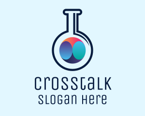 Chemical Engineer - Chemist Laboratory Flask logo design