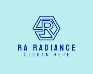 Generic Hexagon Letter R logo design