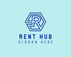 Generic Hexagon Letter R logo design