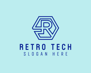 Generic Hexagon Letter R logo design