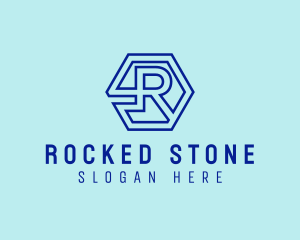 Generic Hexagon Letter R logo design